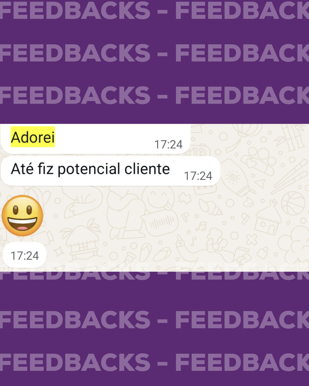 Feedback cliente